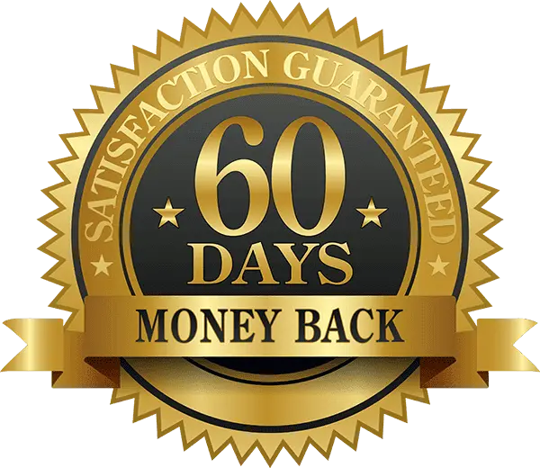VISIVRA 60 day money back guarantee badge
